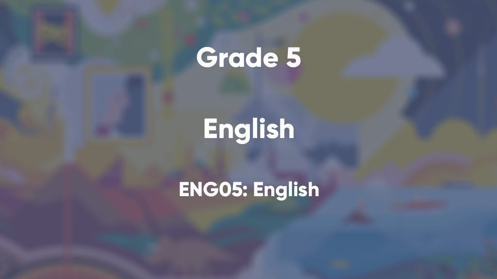 ENG05: English 