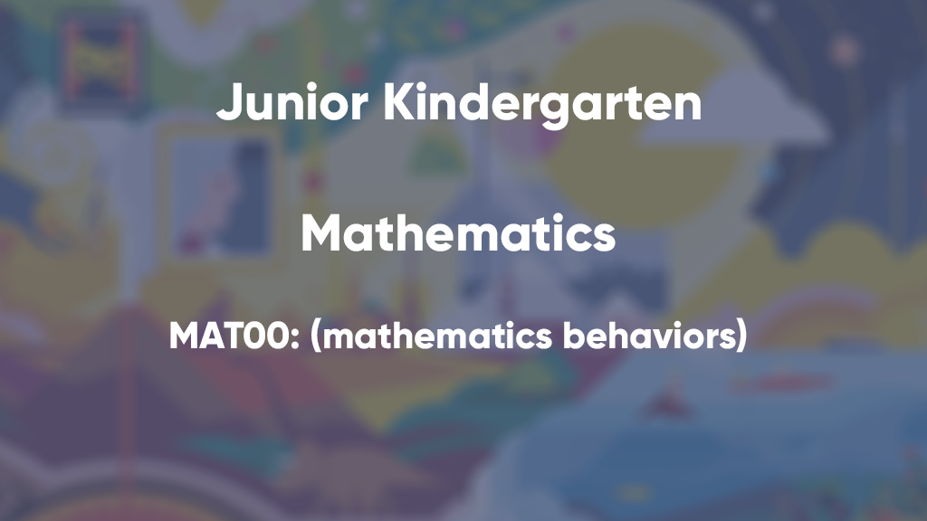 MAT00: Mathematics (mathematics behaviors)￼