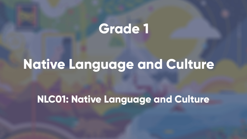 NLC01: Native Language and Culture