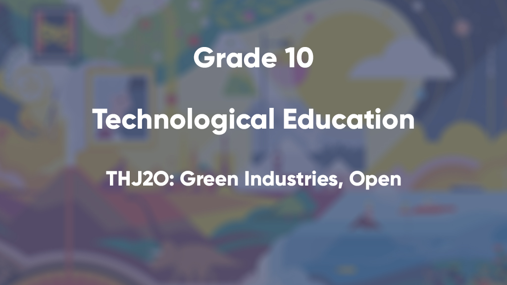 THJ2O: Green Industries, Open